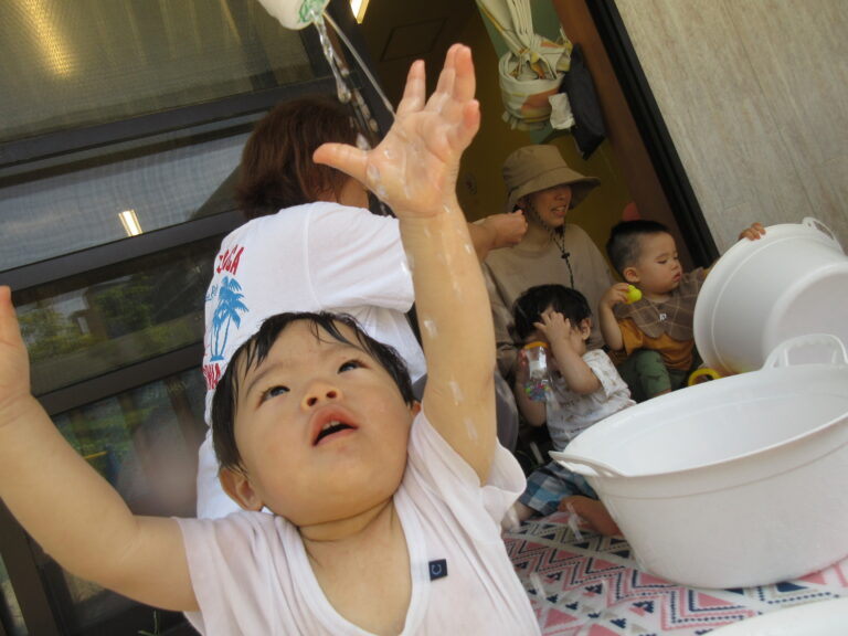 水遊びデビュー😆💕